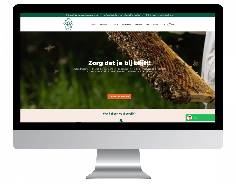 Webshop van Bijdemaker gemaakt door Chucks